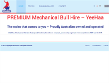 Tablet Screenshot of bullman.com.au